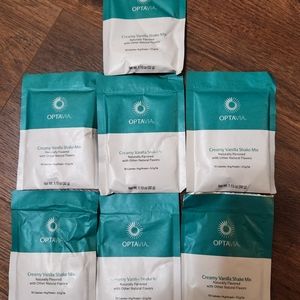 Optavia lot of 7, creamy vanilla shake mix